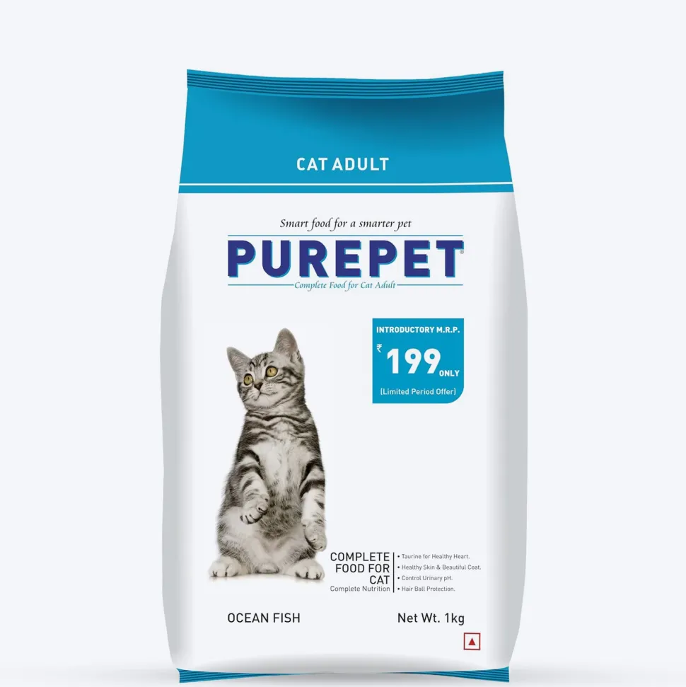 Purepet Ocean Fish Dry Food For Adult Cats