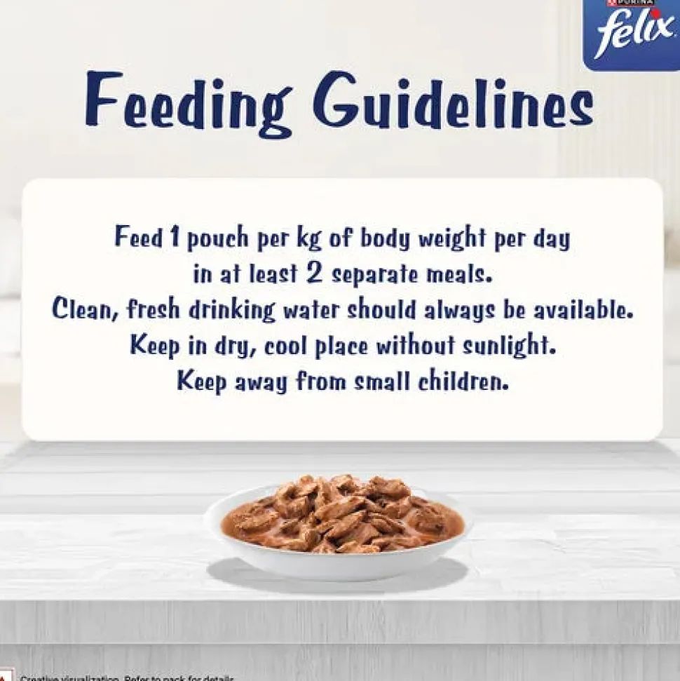 Purina Felix Gravy Lover Tuna Wet Food For Cat - 70 gm