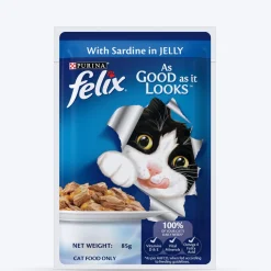 Purina Felix With Sardine In Jelly Adult Cat Wet Food - 85 g