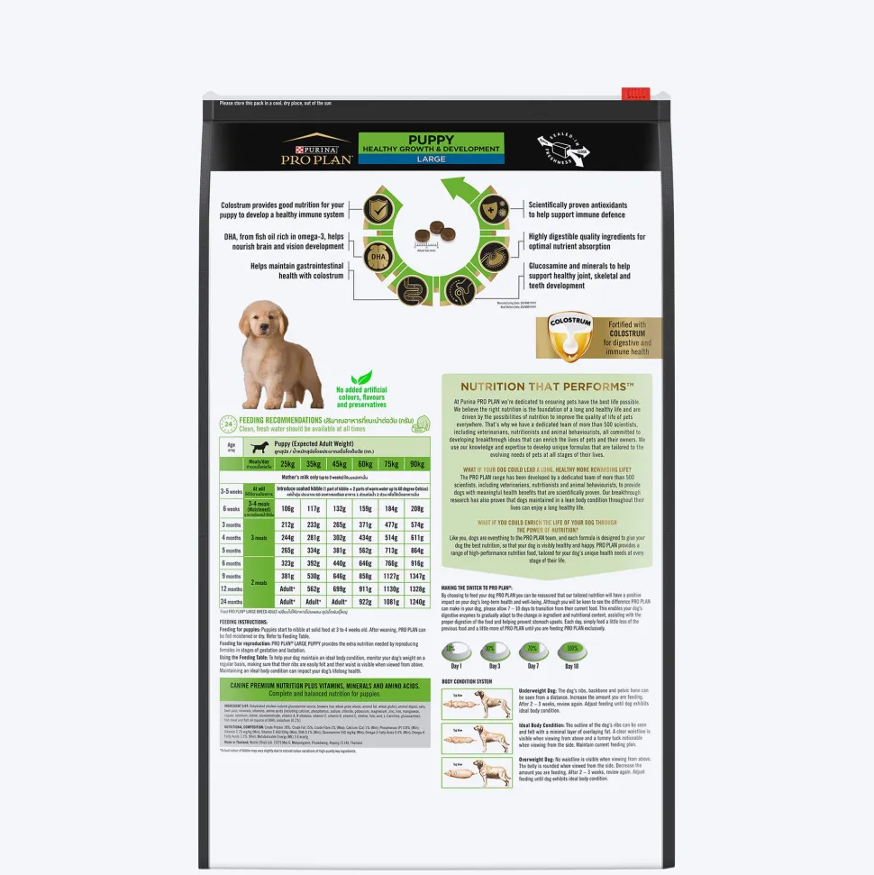 PURINA PRO PLAN Healthy Growth & Development Dry Food For Puppy - Large Breed