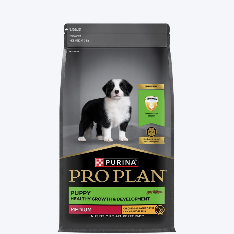 PURINA PRO PLAN Healthy Growth & Development Dry Food For Puppy - Medium Breed