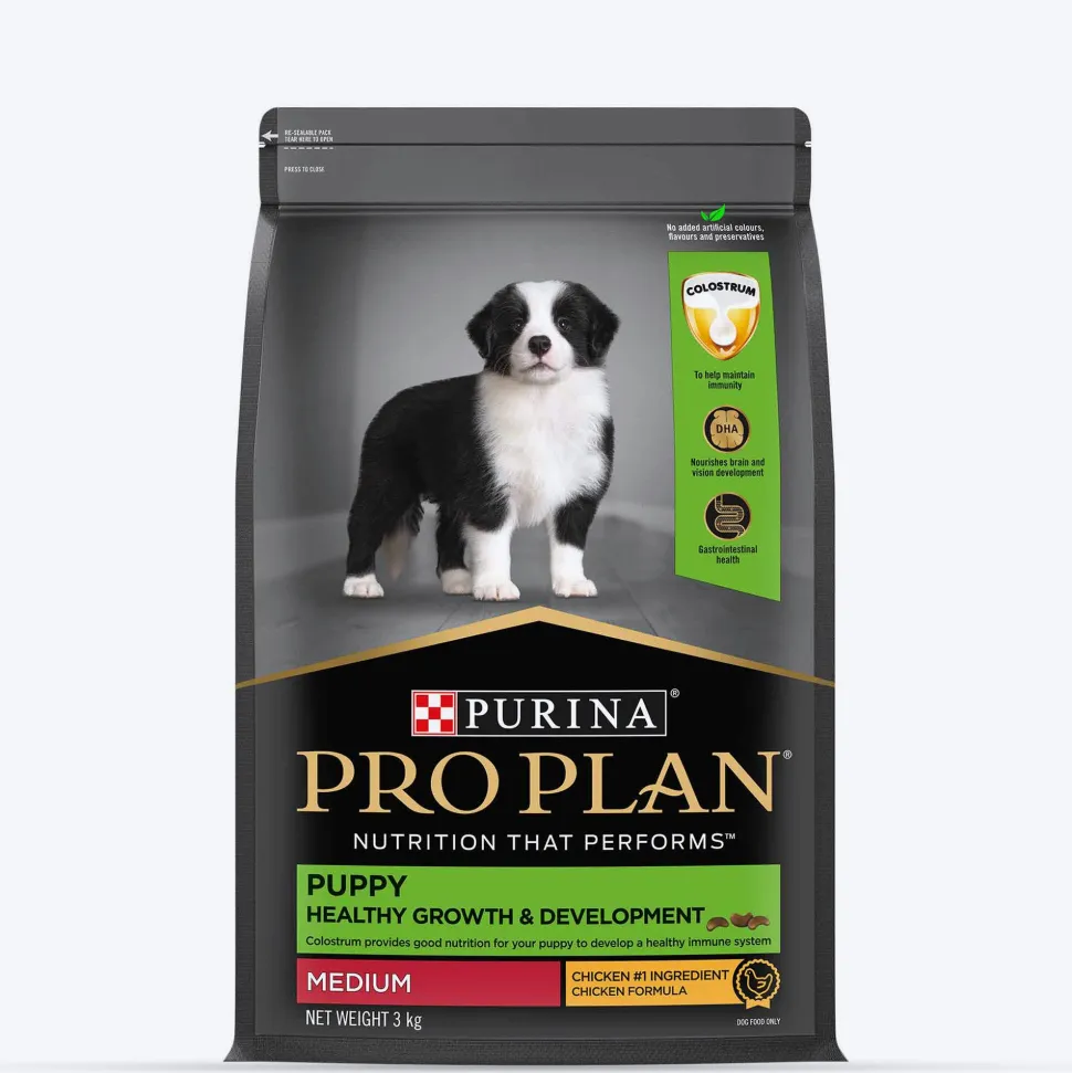 PURINA PRO PLAN Healthy Growth & Development Dry Food For Puppy - Medium Breed