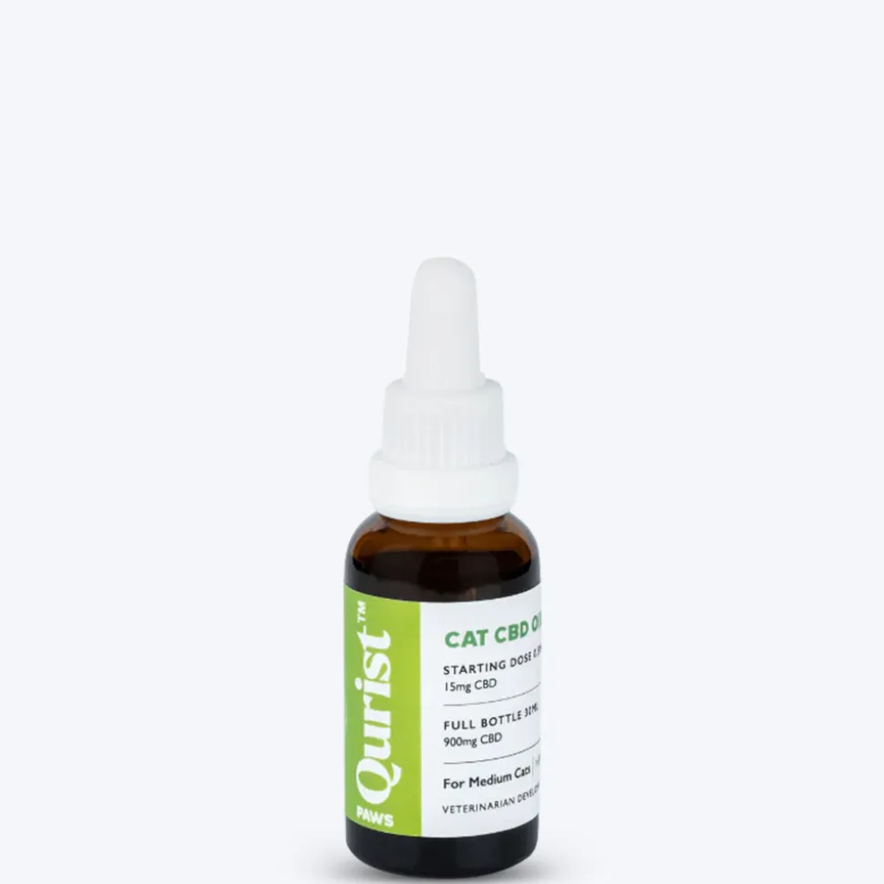 Qurist CBD Oil For Medium Cat (Above 5 kg) - 900 mg - 30 ml