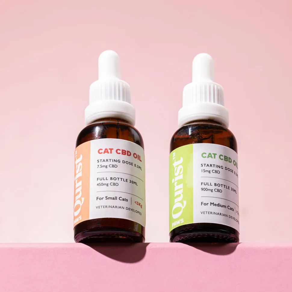 Qurist CBD Oil For Small Cat (Below 5 kg) - 450 mg - 30 ml