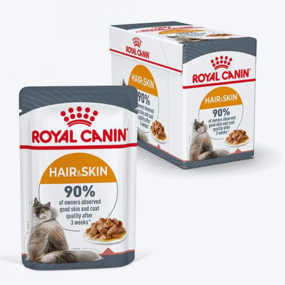 Royal Canin Hair & Skin Care In Gravy Adult Cat Wet Food - 85 g