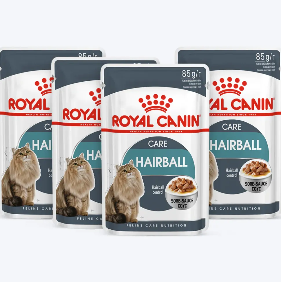 Royal Canin Hairball Care Gravy Wet Cat Food - 85 g packs