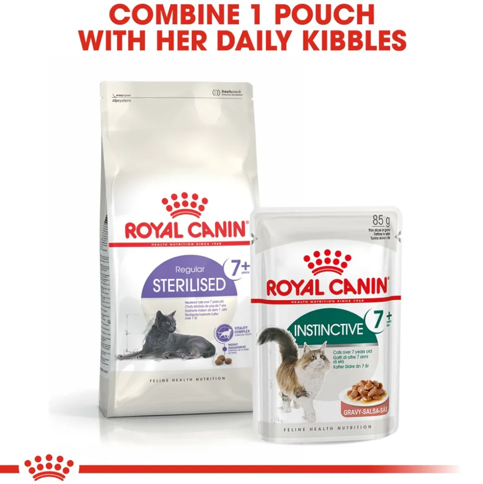 Royal Canin Instinctive 7+ Cat Wet Food - 85 g packs
