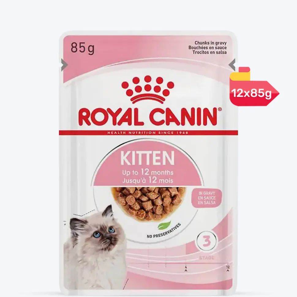 Royal Canin Instinctive Wet Kitten Food - 85 g packs