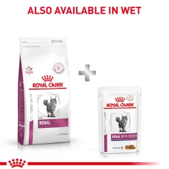 Royal Canin Veterinary Diet Renal Support Dry Food For Cat - 2 Kg