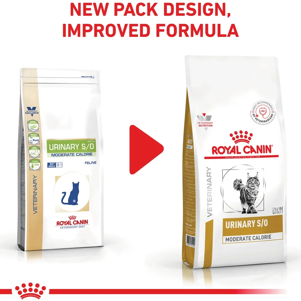 Royal Canin Veterinary Urinary S/O Moderate Calories Dry Food For Cat - 1.5 kg