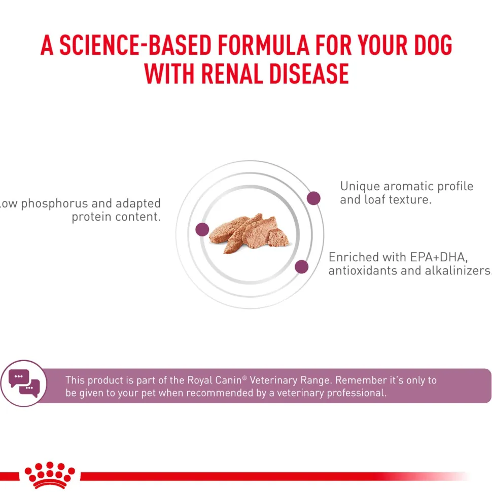 Royal Canin Veterinary Diet Renal Wet Food Can For Dog - 410 g