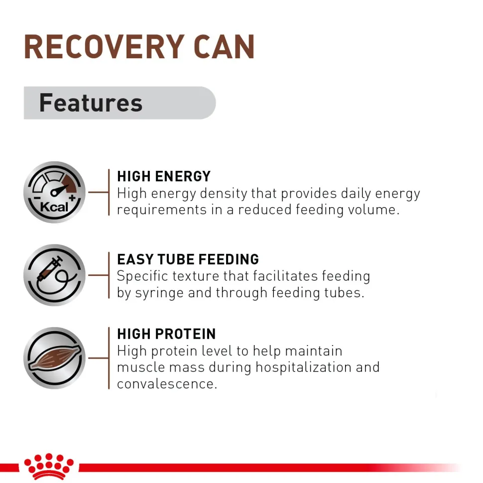 Royal Canin Veterinary Diet Recovery Canines & Felines Wet Food For Dog & Cat - 195 g