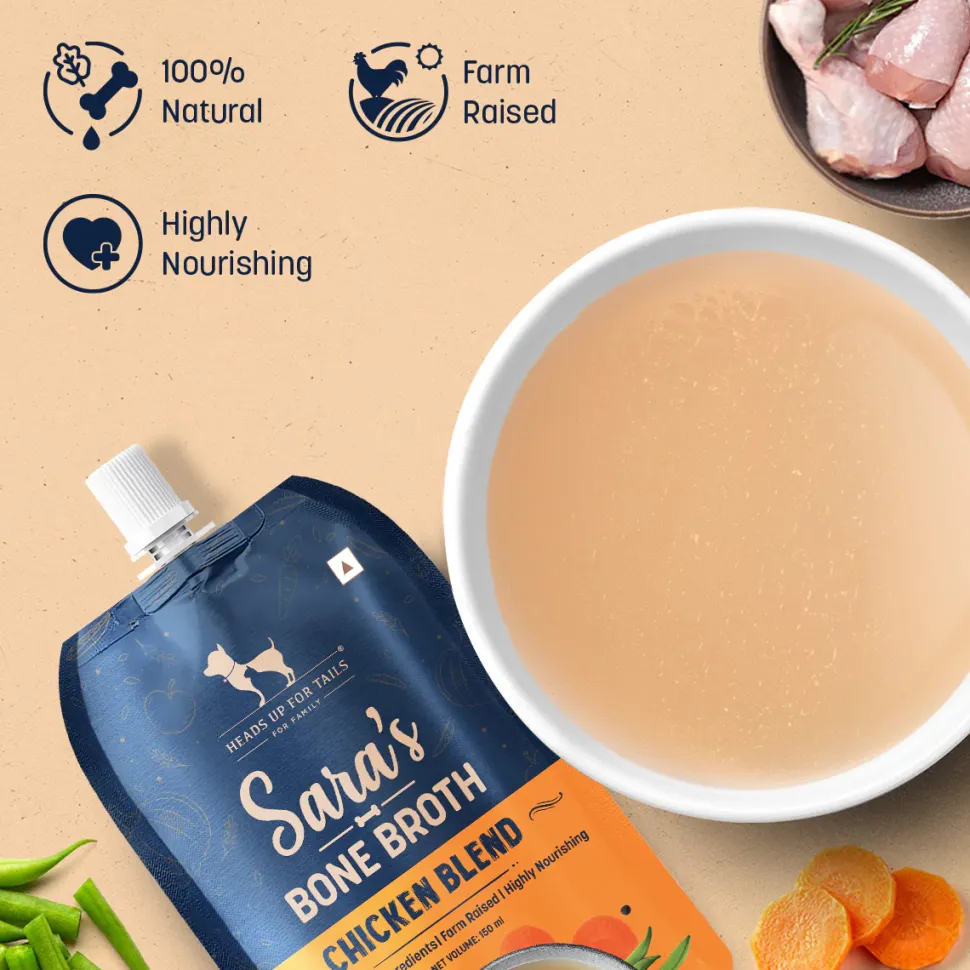 Sara's Bone Broth Trial Pack - 450 ml (150 ml Each)
