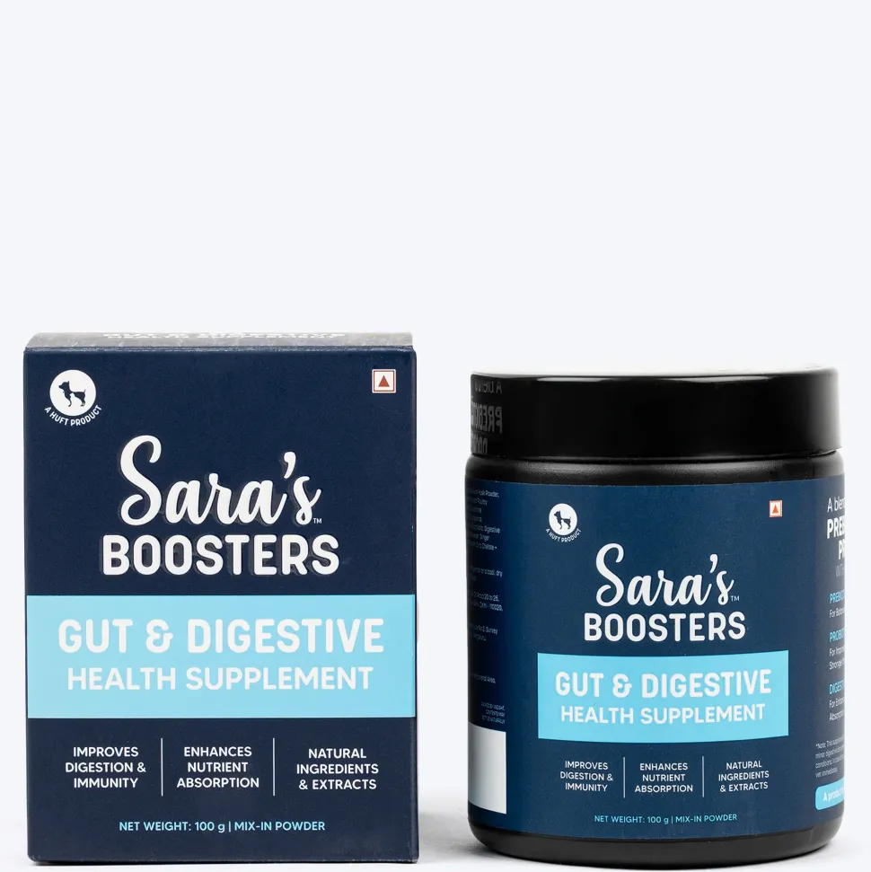 Sara's Boosters Gut & Digestive Health Supplement For Dogs - 100 g