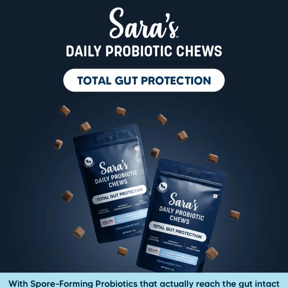 Sara's Daily Probiotic Chews: Gut & Digestive Support - 70 g