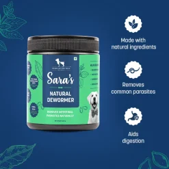 Sara's Natural Dewormer Supplement for Dogs 200g