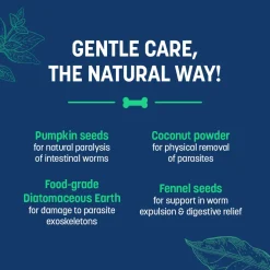 Sara's Natural Dewormer Supplement for Dogs 200g