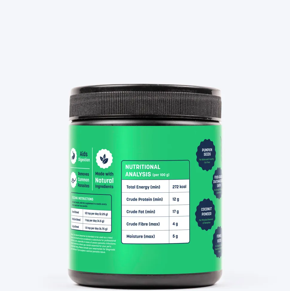 Sara's Natural Dewormer Supplement for Dogs 200g