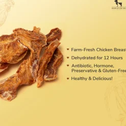 Sara's Chicken Jerky Dog Treats Human-Grade Grain-Free 70g