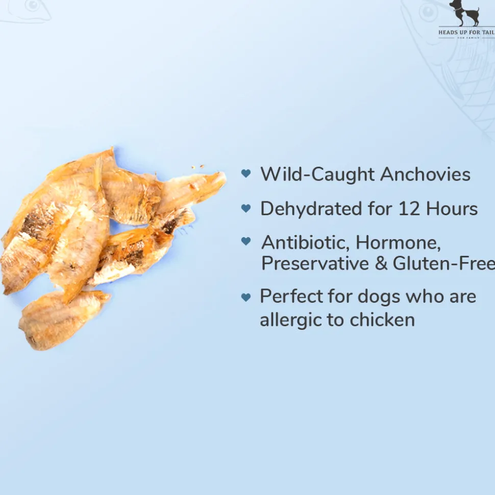 Sara's Dehydrated Anchovies Dog Treats Omega-3 - 70g
