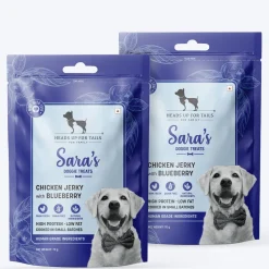 Sara's Dehydrated Chicken Jerky with Blueberry Dog Treats 70g