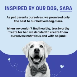 Sara's Dehydrated Chicken Jerky with Blueberry Dog Treats 70g