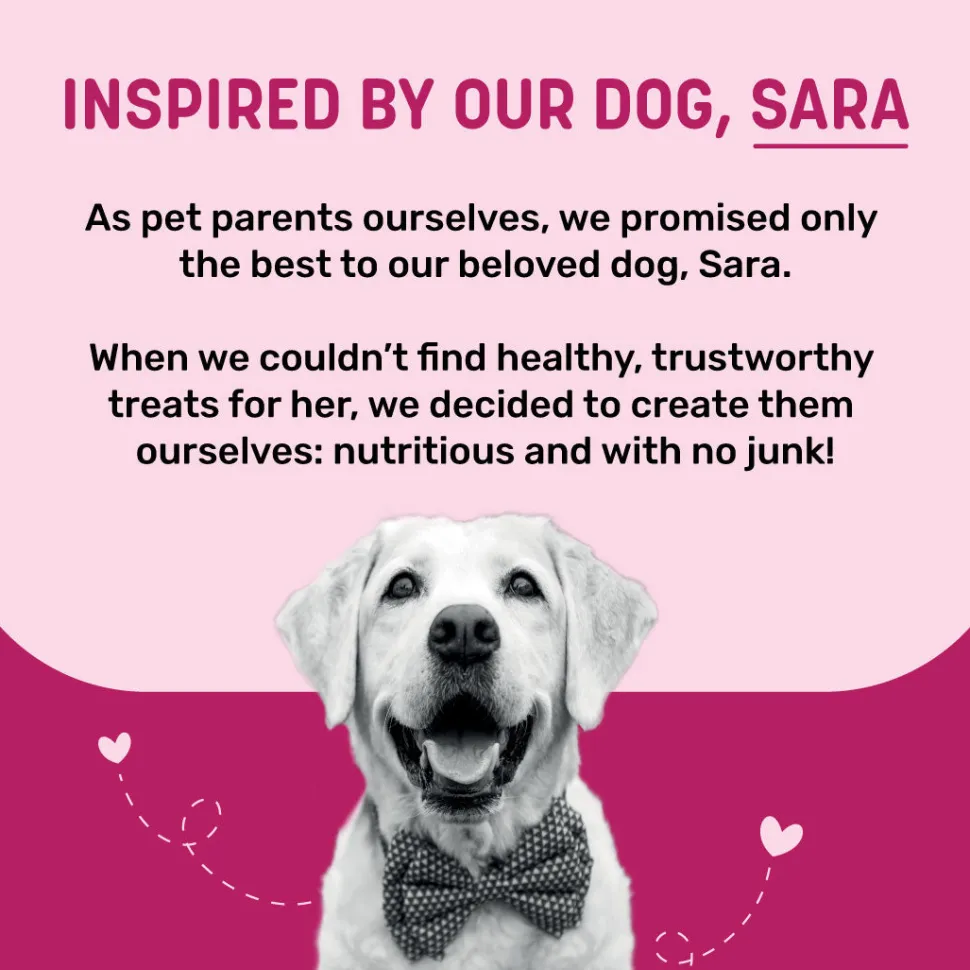 Sara's Dehydrated Lamb Jerky Dog Treats Single-Ingredient 70g