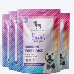 Sara's Doggie Treats Pawsome Party Pack Human-Grade 200g
