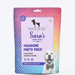 Sara's Doggie Treats Pawsome Party Pack Human-Grade 200g