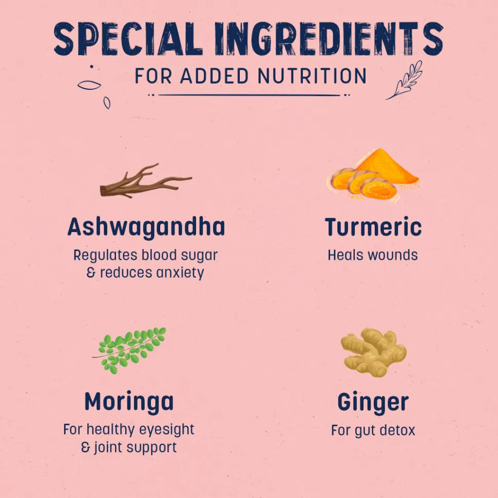 Sara's Wholesome Chicken & Brown Rice Puppy Food 100g