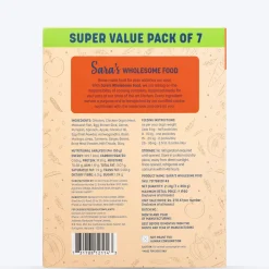 Sara's Wholesome Chicken & Brown Rice Wet Dog Food 7x300g