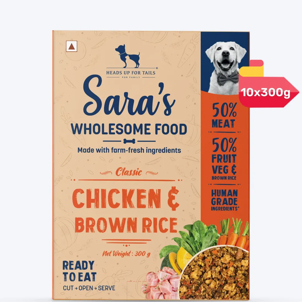 Sara's Wholesome Classic Chicken & Brown Rice Dog Food