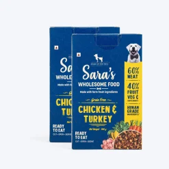 Sara's Wholesome Grain-Free Chicken & Turkey Dog Food
