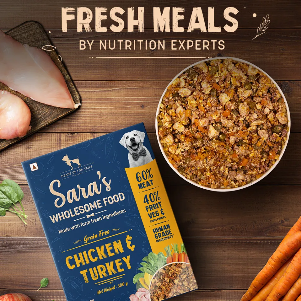 Sara's Wholesome Grain-Free Chicken & Turkey Dog Food