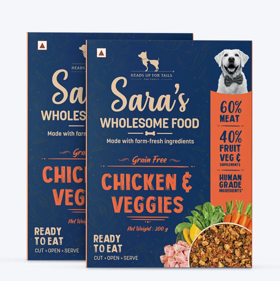 Sara's Wholesome Grain-Free Chicken & Veggies Dog Food