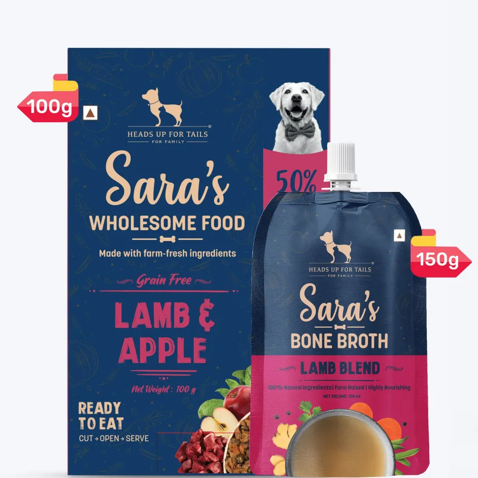 Sara's Wholesome Grain-Free Lamb & Apple Dog Food