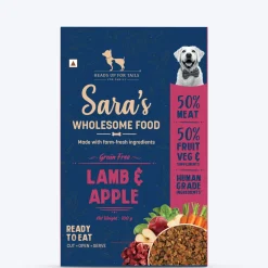 Sara's Wholesome Grain-Free Lamb & Apple Dog Food
