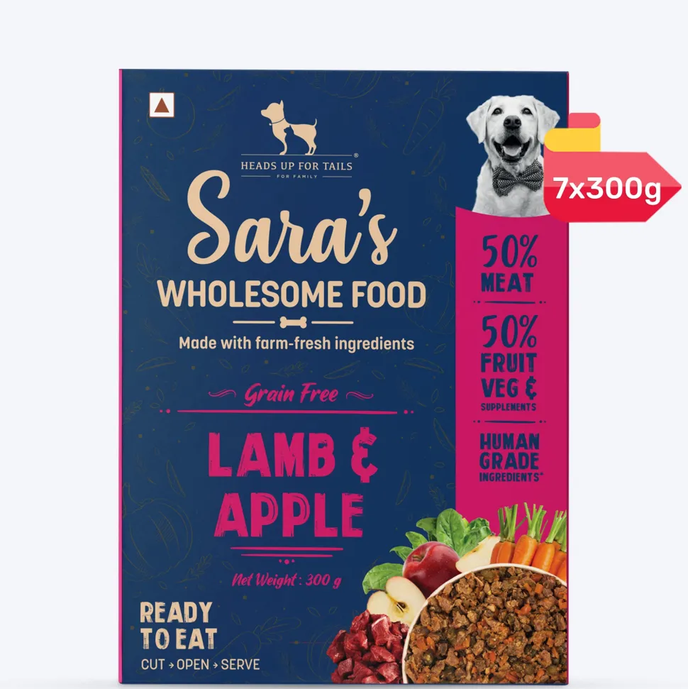 Sara's Wholesome Grain-Free Lamb & Apple Dog Food
