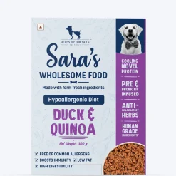 Sara's Wholesome Hypoallergenic Duck & Quinoa Wet Dog Food