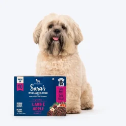 Sara's Wholesome Lamb & Apple Dog Food Small Dogs 10x100g