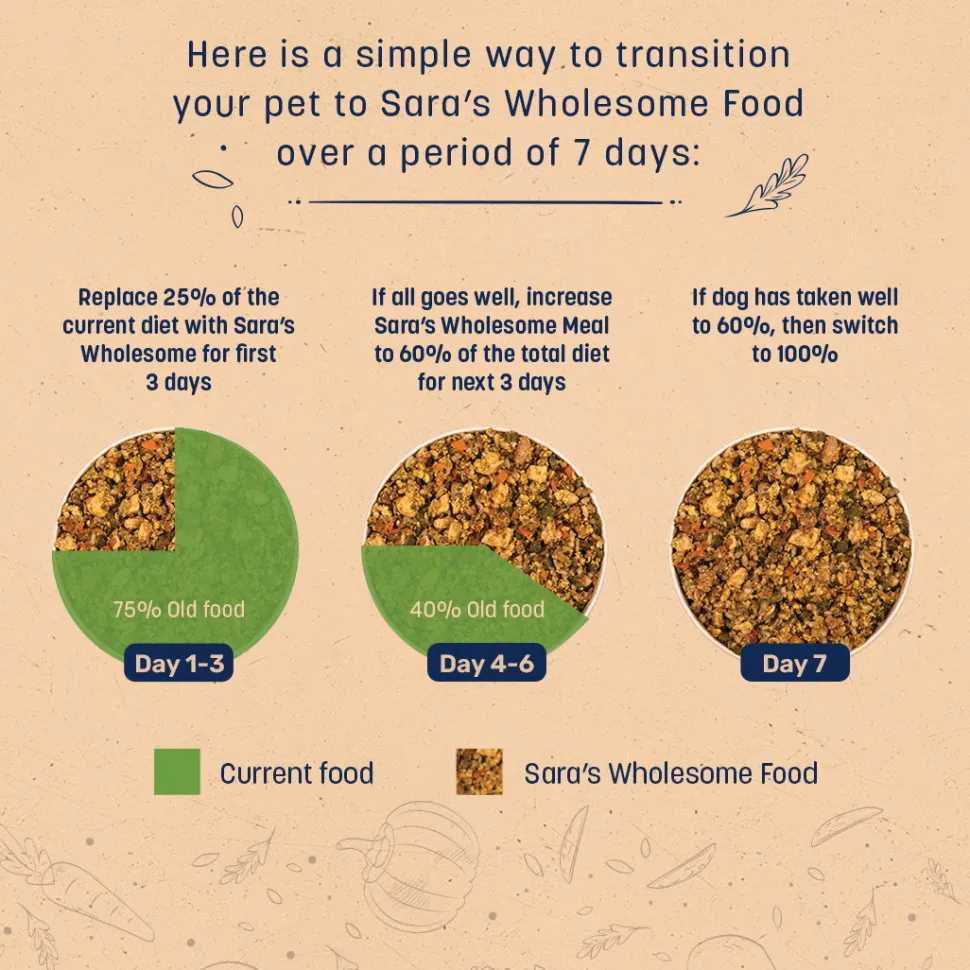 Sara's Wholesome Paneer & Veggies Vegetarian Dog Food