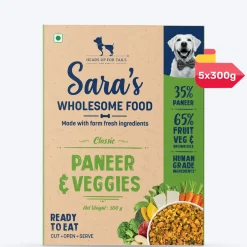 Sara's Wholesome Paneer & Veggies Vegetarian Dog Food
