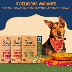 Sara's Wholesome Vegetable Biryani Wet Dog Food Vegetarian