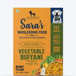 Sara's Wholesome Vegetable Biryani Wet Dog Food Vegetarian