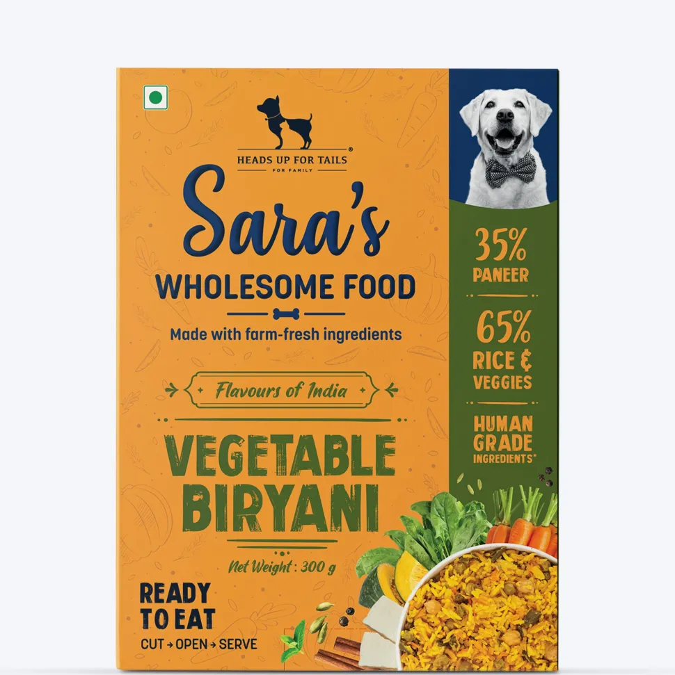 Sara's Wholesome Vegetable Biryani Wet Dog Food Vegetarian