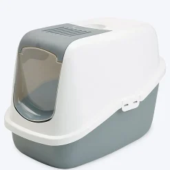 Savic Nestor Cat Toilet - Cold Grey - 22 x 15 x 15 inch