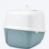 Savic Nestor Jumbo Cat Toilet - White-Bluestone - 26 x 19 x 18 inch