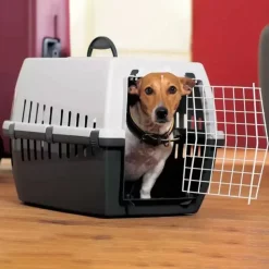 Savic Trotter 3 - Dog & Cat Carrier - Dark Grey - 24 x 16 x 15 inch - Holds up to 10 kg