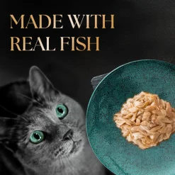 Sheba Deluxe Premium (1+ Years) Tuna Flakes & Salmon In Gravy Adult Cat Wet Food - 85 gm - Pack