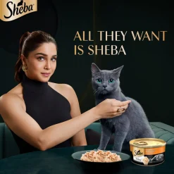 Sheba Deluxe Premium (1+ Years) Succulent Chicken Breast in Gravy Adult Wet Cat Food - 85 gm Packs